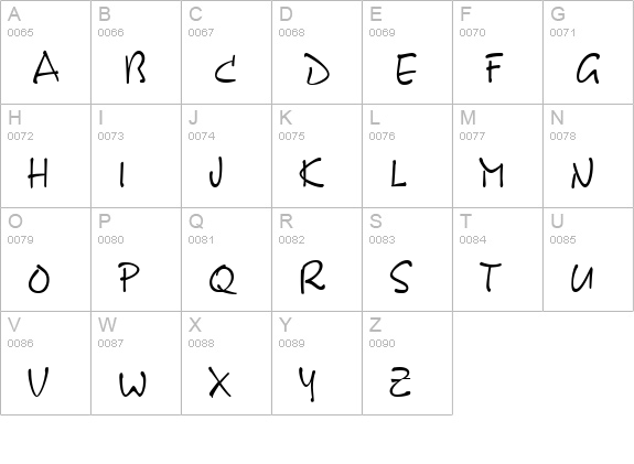 PyxidCondensed Regular uppercase A-Z preview