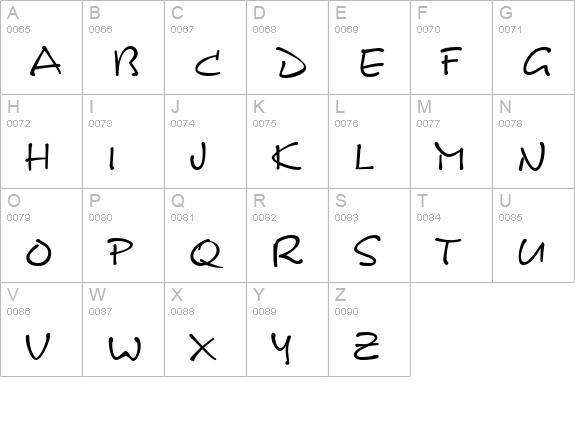 Pyxidium Regular uppercase A-Z preview
