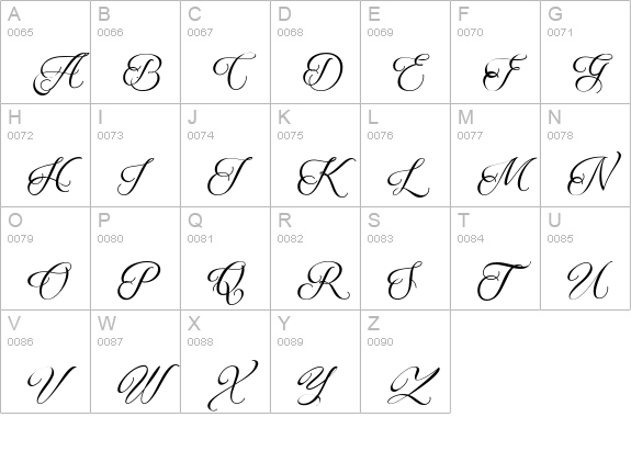 Qaskin Black Personal Use uppercase A-Z preview