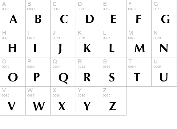 QTOptimum Bold uppercase A-Z preview