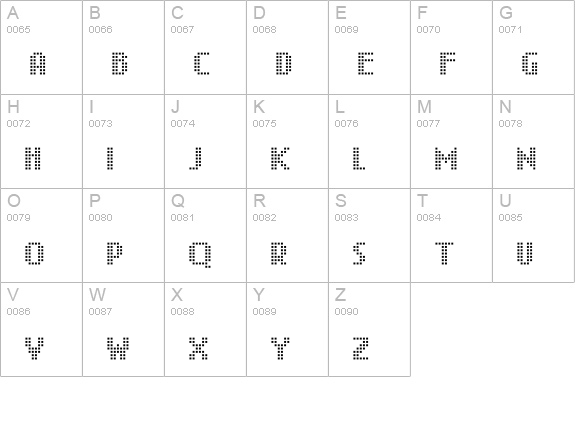 quant Light uppercase A-Z preview