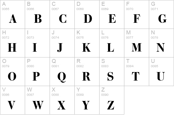 Quantas Bold uppercase A-Z preview