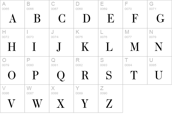 Quantas Light Regular uppercase A-Z preview