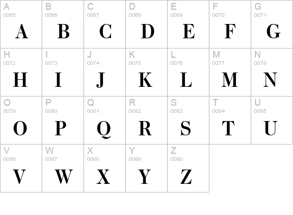 Quantas Regular uppercase A-Z preview