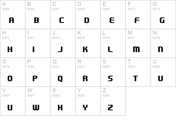 Quantifier NBP uppercase A-Z preview