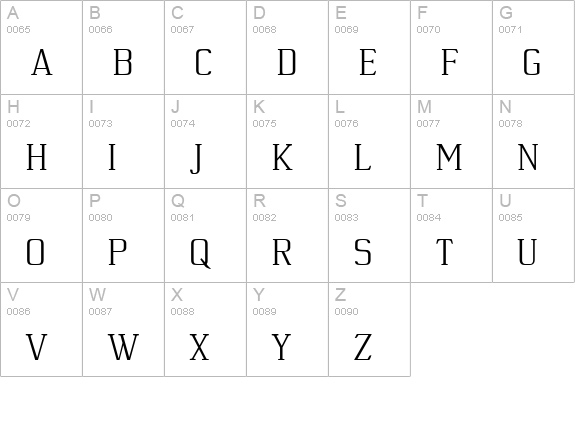 Quatsity uppercase A-Z preview