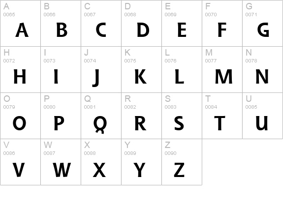 Que SSi Bold uppercase A-Z preview