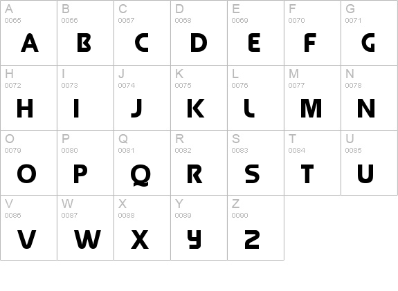 Queen of Camelot uppercase A-Z preview
