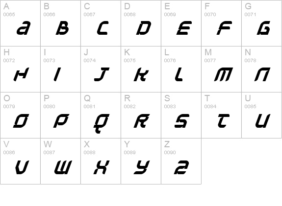 Question of time uppercase A-Z preview