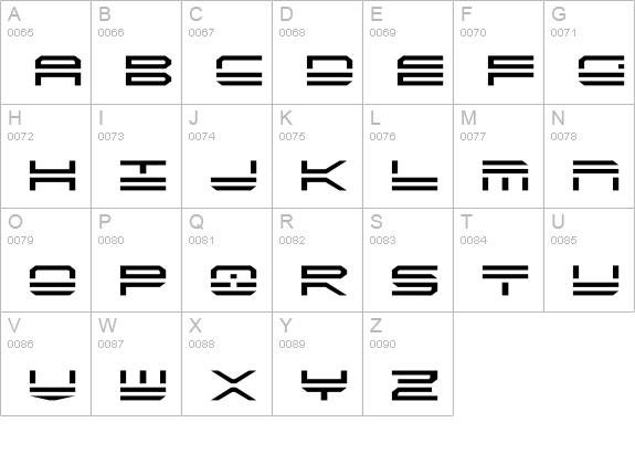 QuickStrike uppercase A-Z preview