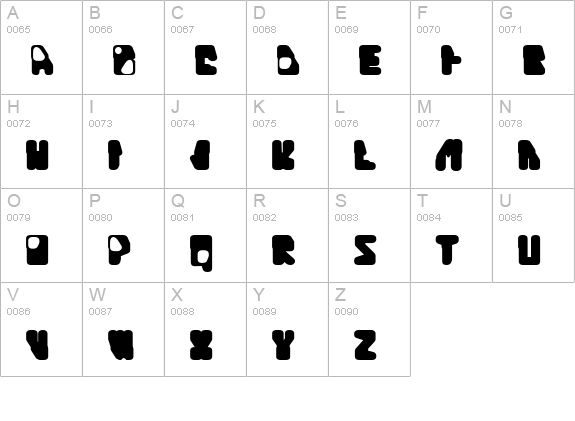 Quinine uppercase A-Z preview