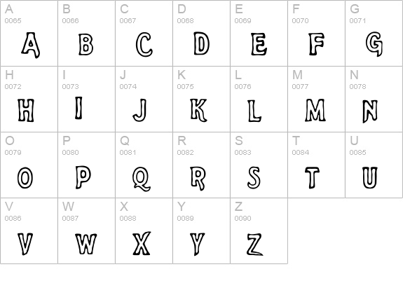 quixotic anke uppercase A-Z preview