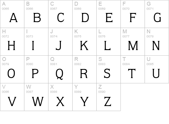 QuorumBook uppercase A-Z preview