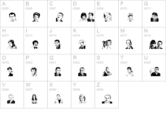 Quotidian uppercase A-Z preview