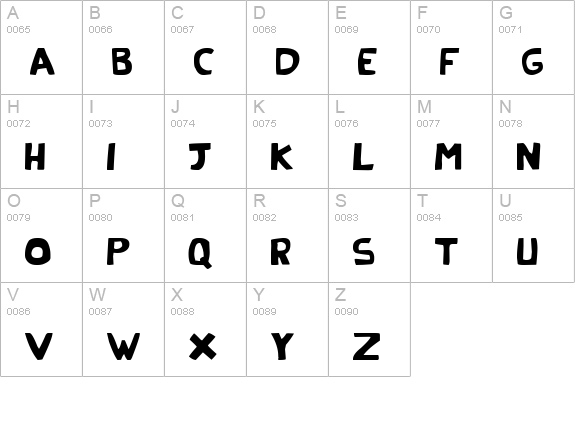 Rabbids_go_home uppercase A-Z preview