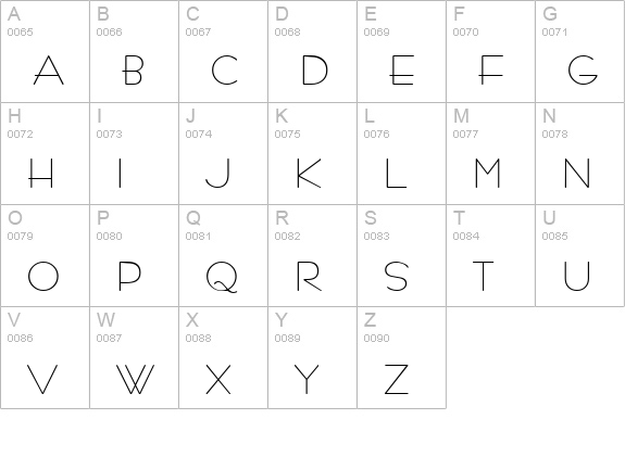 Racetrac Normal uppercase A-Z preview