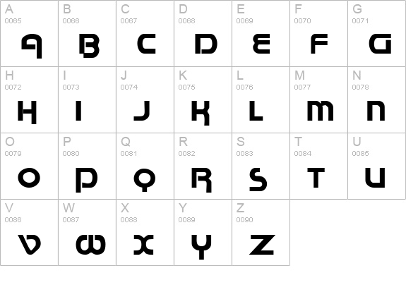 RaceTracSSK Bold uppercase A-Z preview