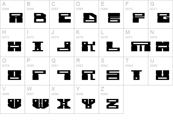 Ramm disc uppercase A-Z preview