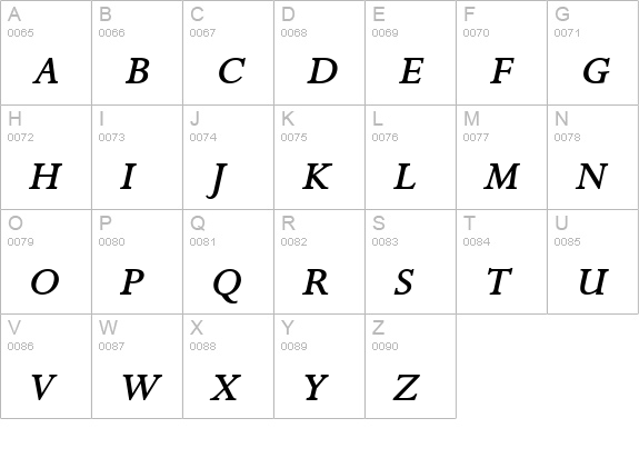 Rapid BoldItalic uppercase A-Z preview