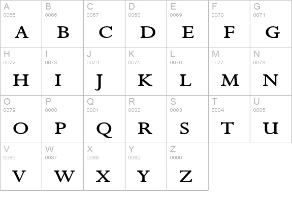 Rapid Wide Bold uppercase A-Z preview
