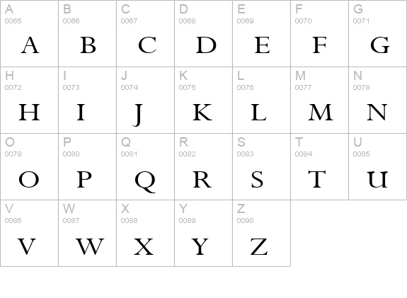 Rapid Wide Normal uppercase A-Z preview