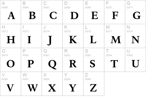 Rawlinson Md Heavy uppercase A-Z preview