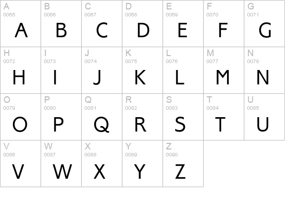 Readers uppercase A-Z preview