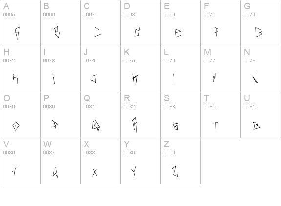 REAl BrEakerz uppercase A-Z preview