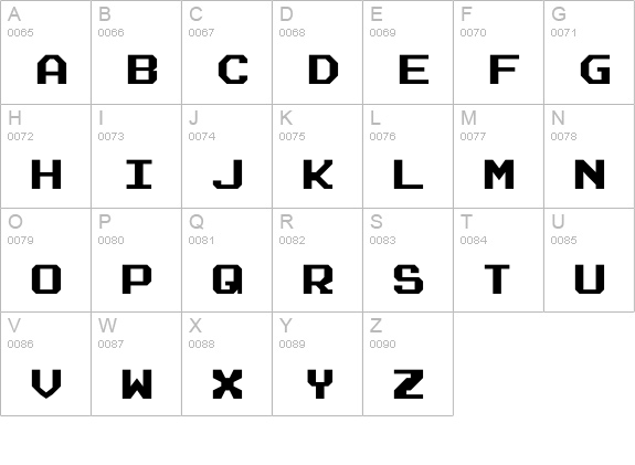 Realpolitik uppercase A-Z preview