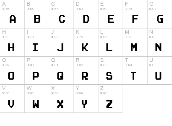 Realpolitik Condensed uppercase A-Z preview