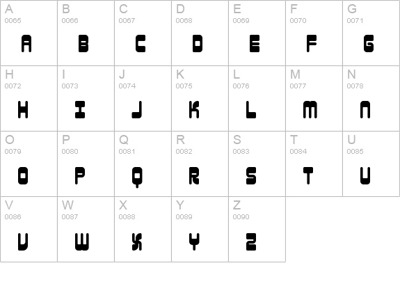 Reason BRK uppercase A-Z preview