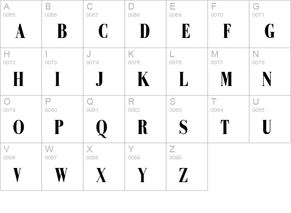 Recital SSi Bold uppercase A-Z preview