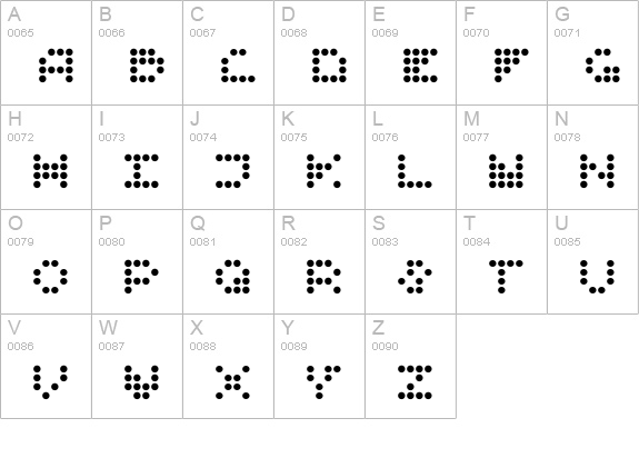 redshift uppercase A-Z preview