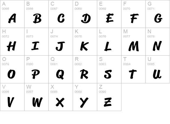 Reklame Script Bold uppercase A-Z preview