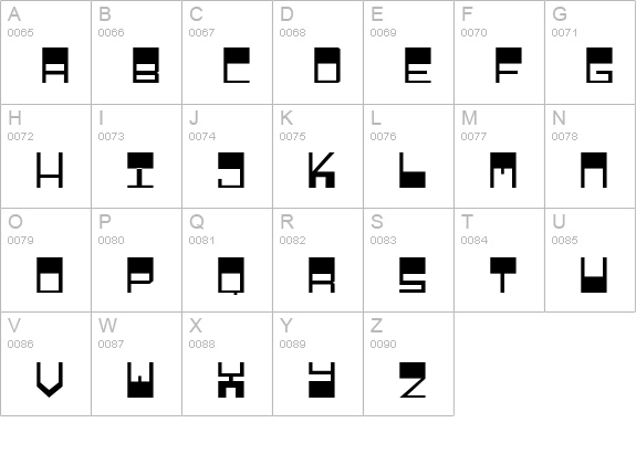 Relieftechnik 1 uppercase A-Z preview