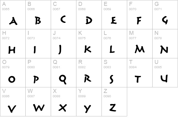 Reliq Std Bold ExtraActive uppercase A-Z preview