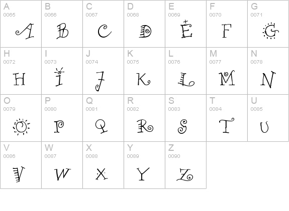 RemedySingle Regular uppercase A-Z preview