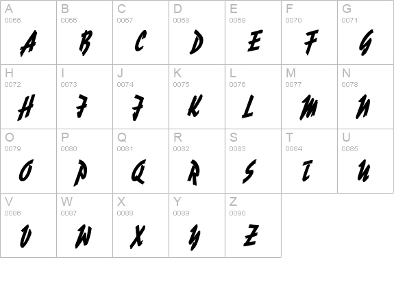 Reporter-Two Cn Bold Italic uppercase A-Z preview