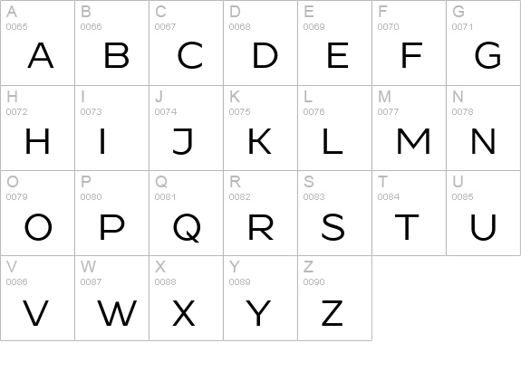 Resamitz Bold uppercase A-Z preview