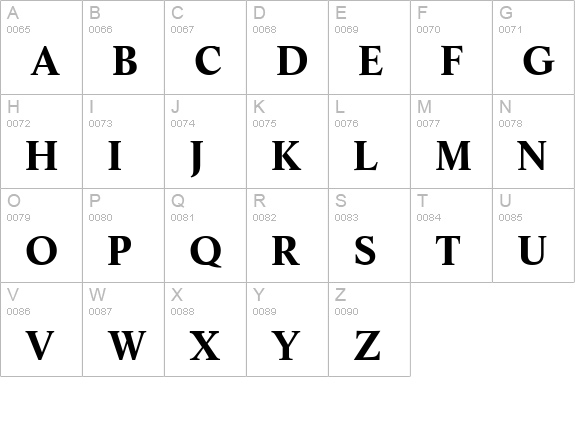 Resource SSi Bold uppercase A-Z preview