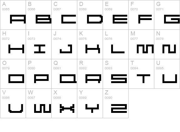 Reversion ExtraBold uppercase A-Z preview