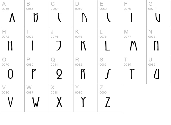 ReynoldCaps Bold uppercase A-Z preview