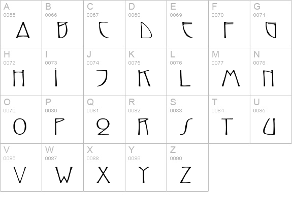 ReynoldCaps Ex uppercase A-Z preview