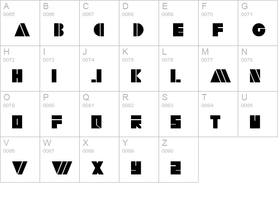 RialtoSCapsSSK uppercase A-Z preview