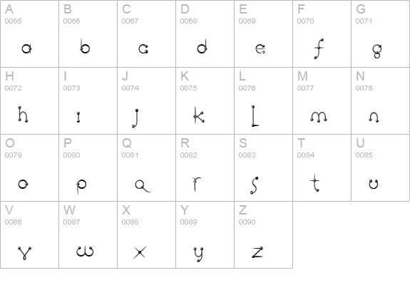 ringpin uppercase A-Z preview