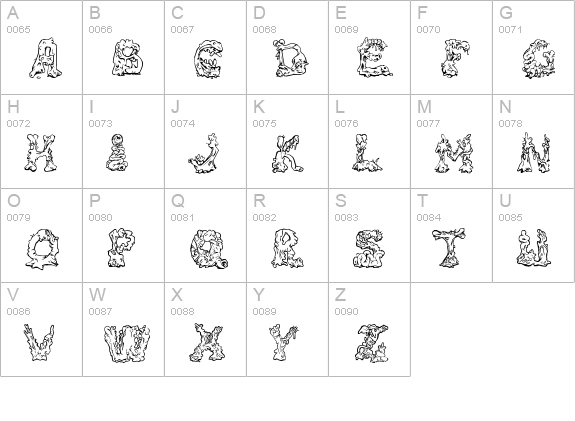 Riot Act 2 uppercase A-Z preview