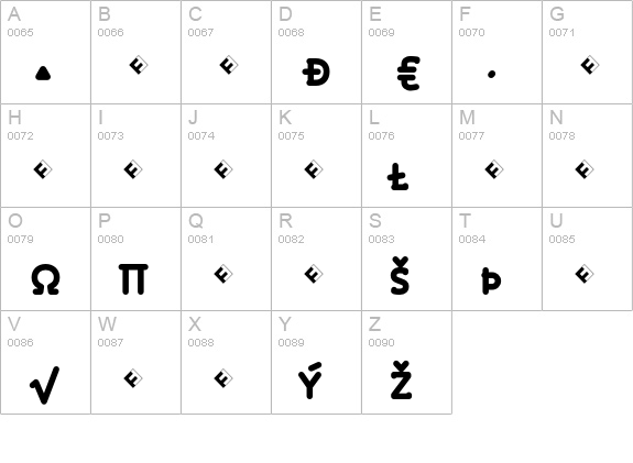 Roice-BlackSCExpert uppercase A-Z preview
