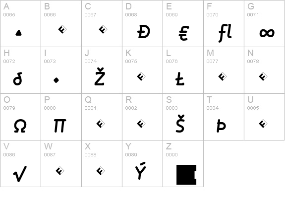 Roice-BoldItalicExpert uppercase A-Z preview