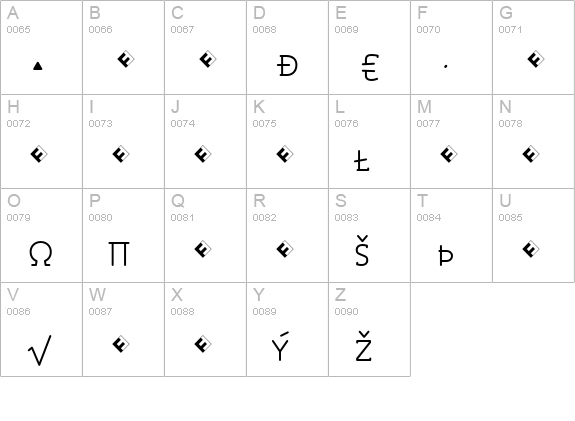 Roice-LightSCExpert uppercase A-Z preview