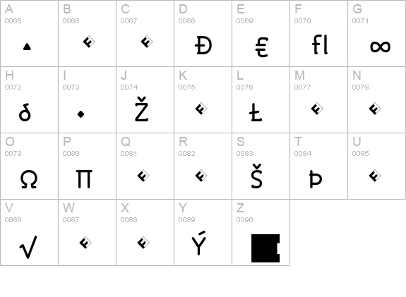 Roice-MediumExpert uppercase A-Z preview